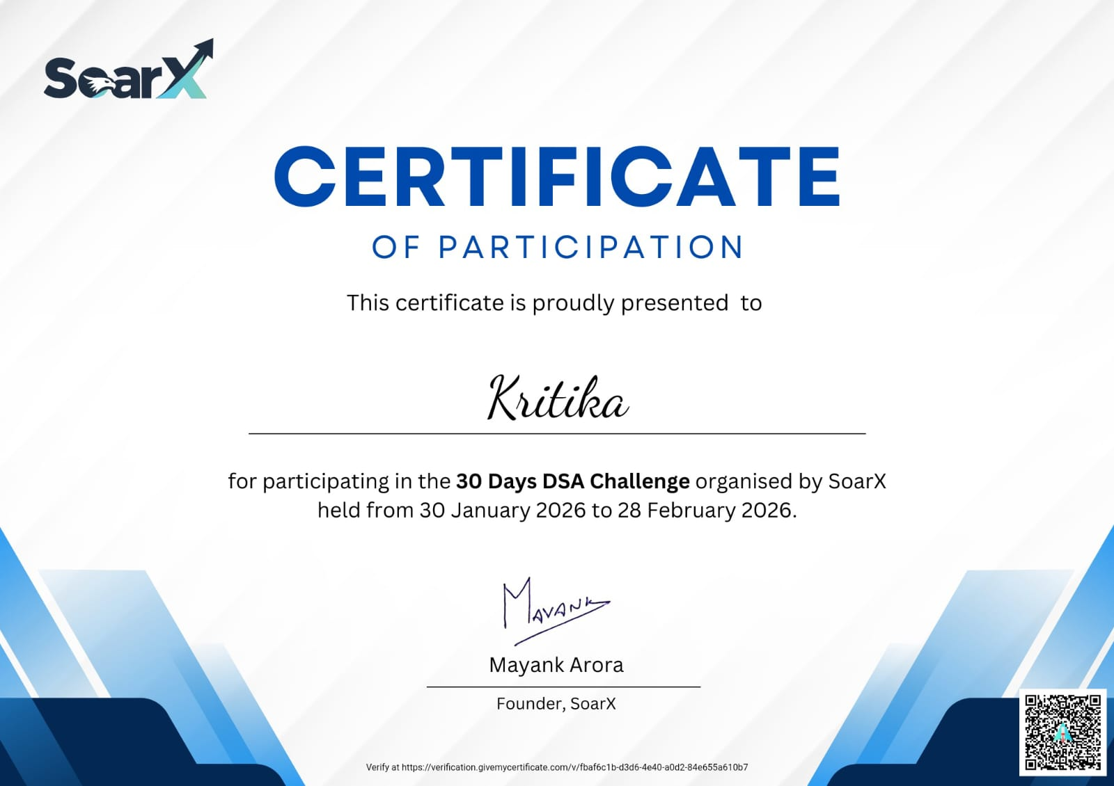 Certificate 5
