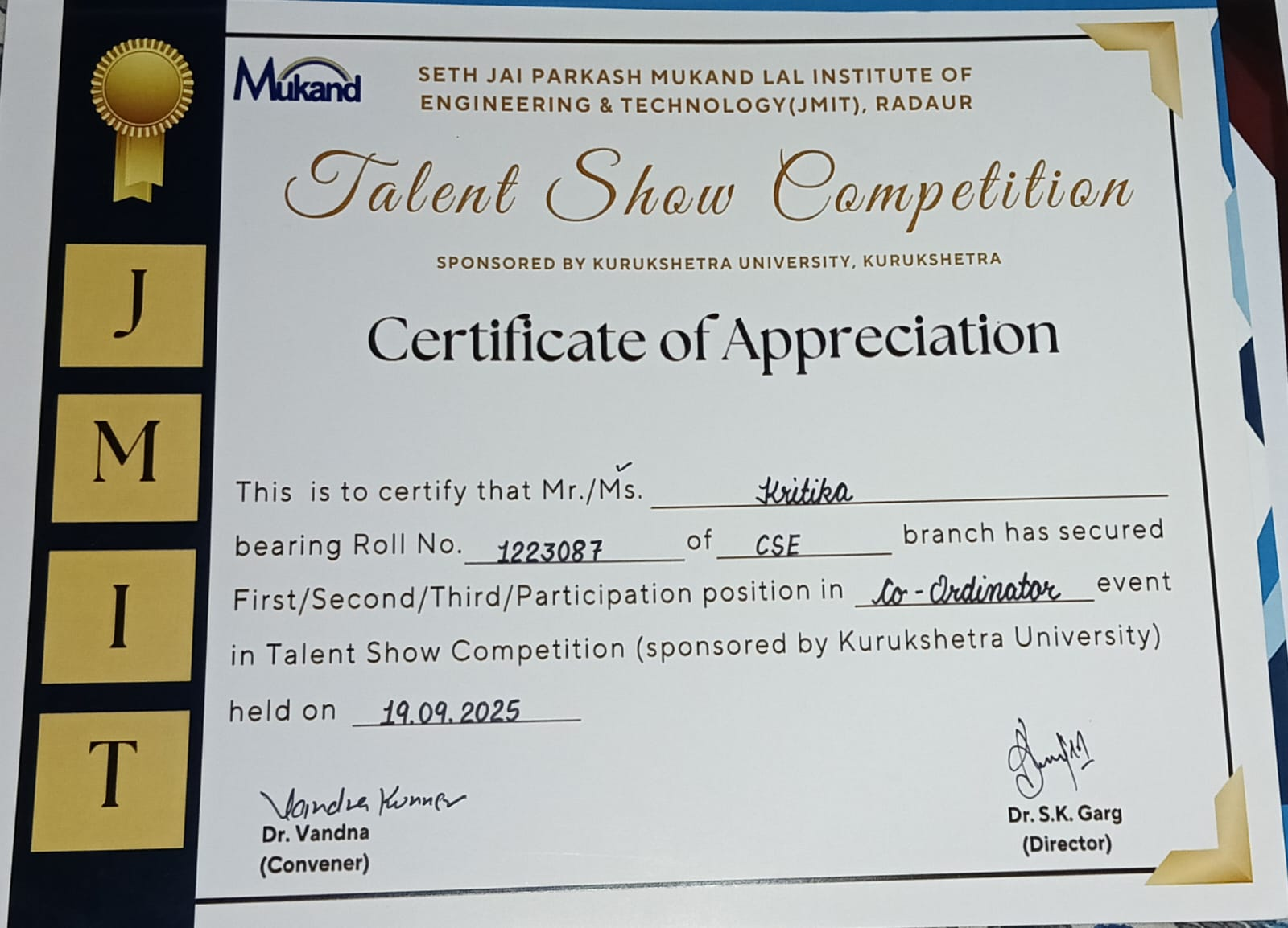 Certificate 6