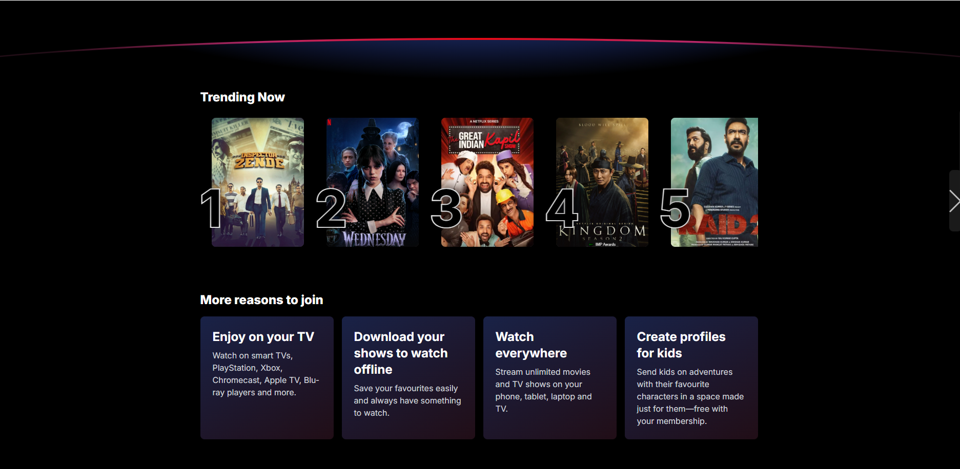 Netflix UI Clone